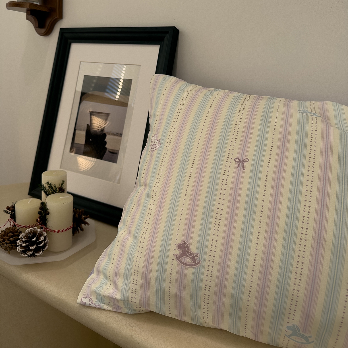 91家纺网 家纺一手货源 找家纺 呗旺鹿 2026春夏新款全棉纯棉40支12868卡通ins风四件套 马上有钱