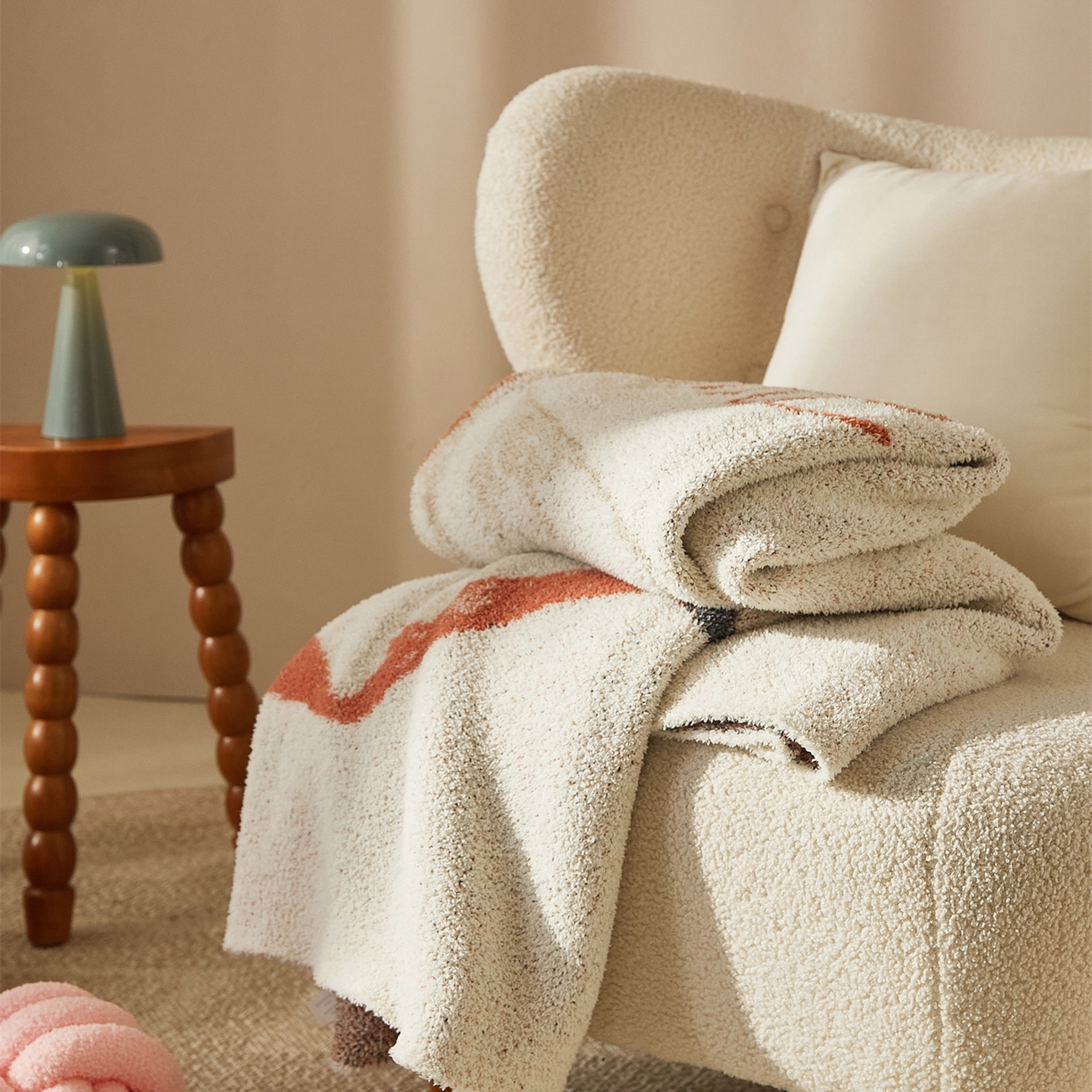 91家纺网 家纺一手货源 找家纺 （总）暖绵绵家纺 2026新款半边绒毛毯毯子-埃洛温（券后/折后零售价不得低于：毯子173元、 枕套（不含芯）82元）