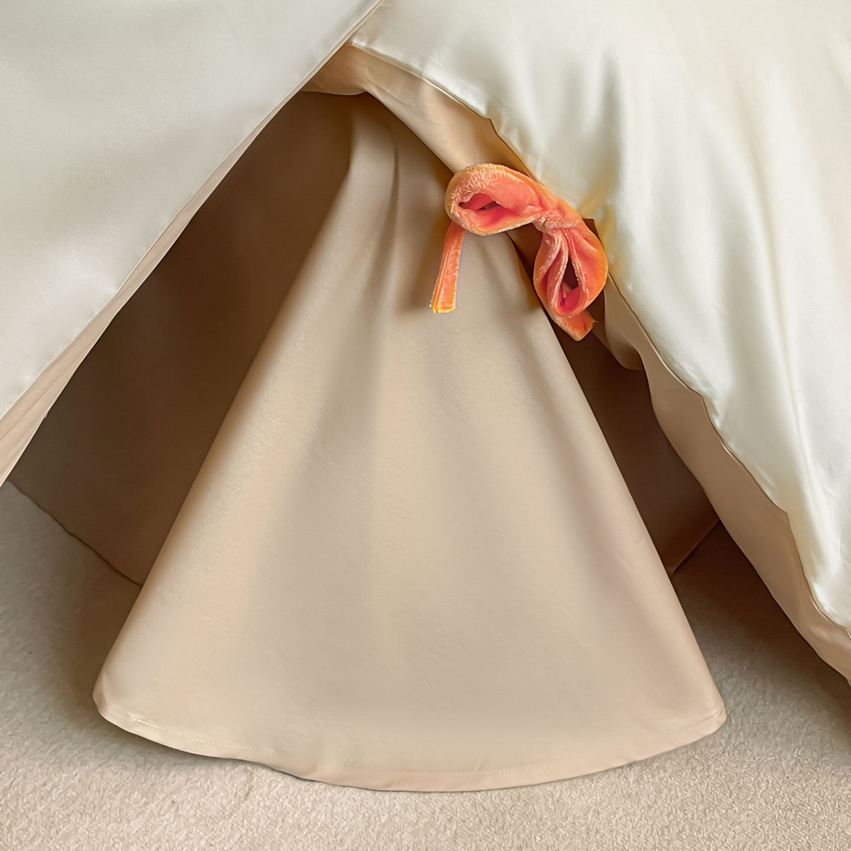 91家纺网 家纺一手货源 找家纺 （总） 2026新款50S双股A类长绒棉纯棉四件套全棉喜庆刺绣被套床单床笠-福瑞锦鲤