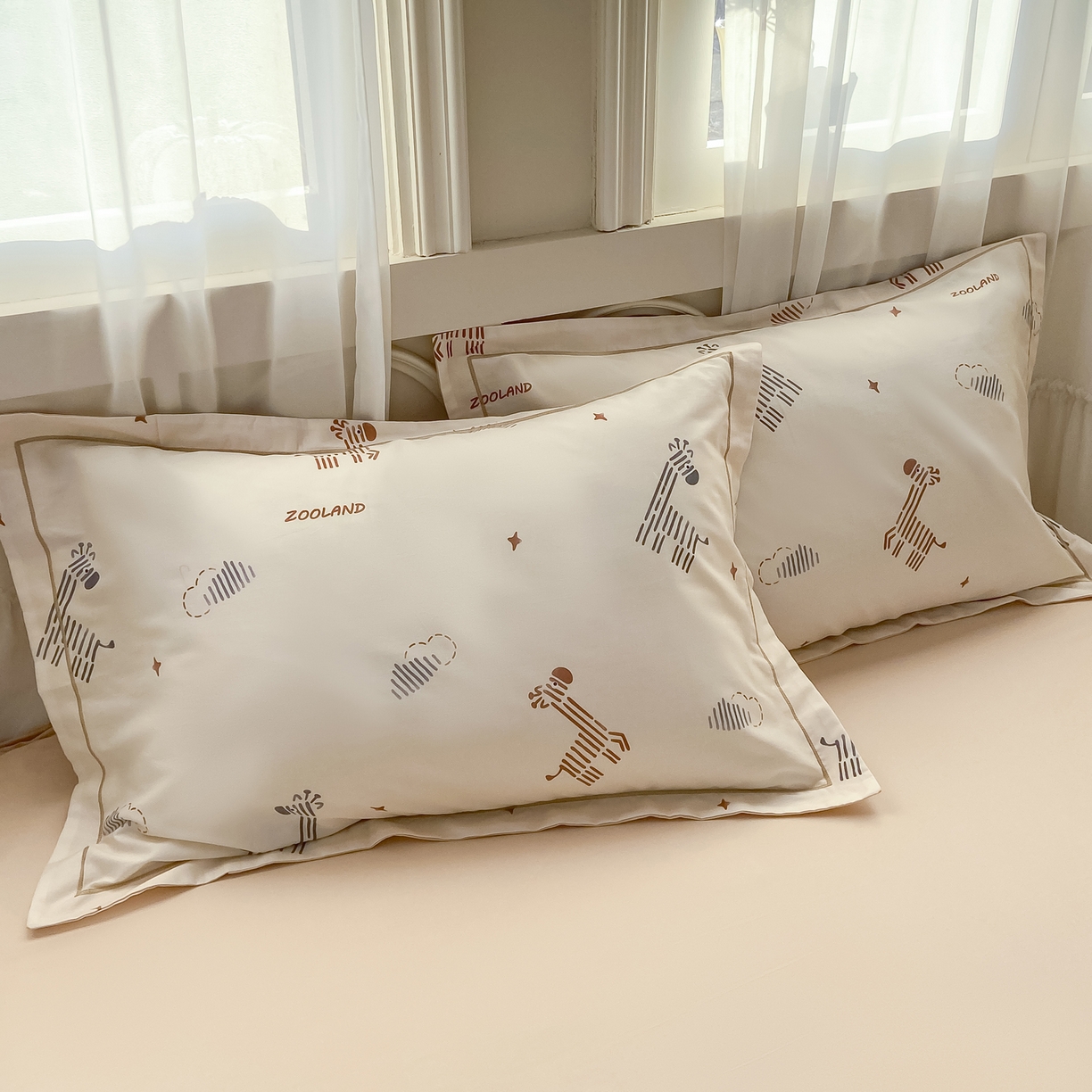 91家纺网 家纺一手货源 找家纺 XIWEN-希文家纺 2026新款40支全棉纯棉13376数码印花四件套-第一批 斑马斑马