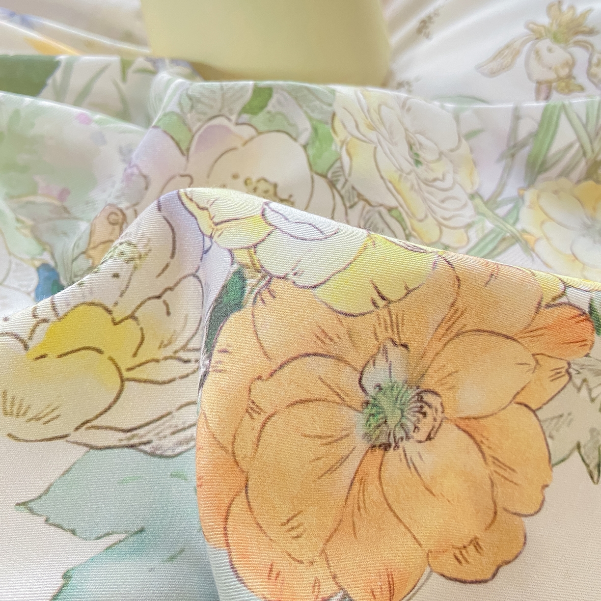 91家纺网 家纺一手货源 找家纺 XIWEN-希文家纺 2026新款40支全棉纯棉13376数码印花四件套-第一批 莉雅