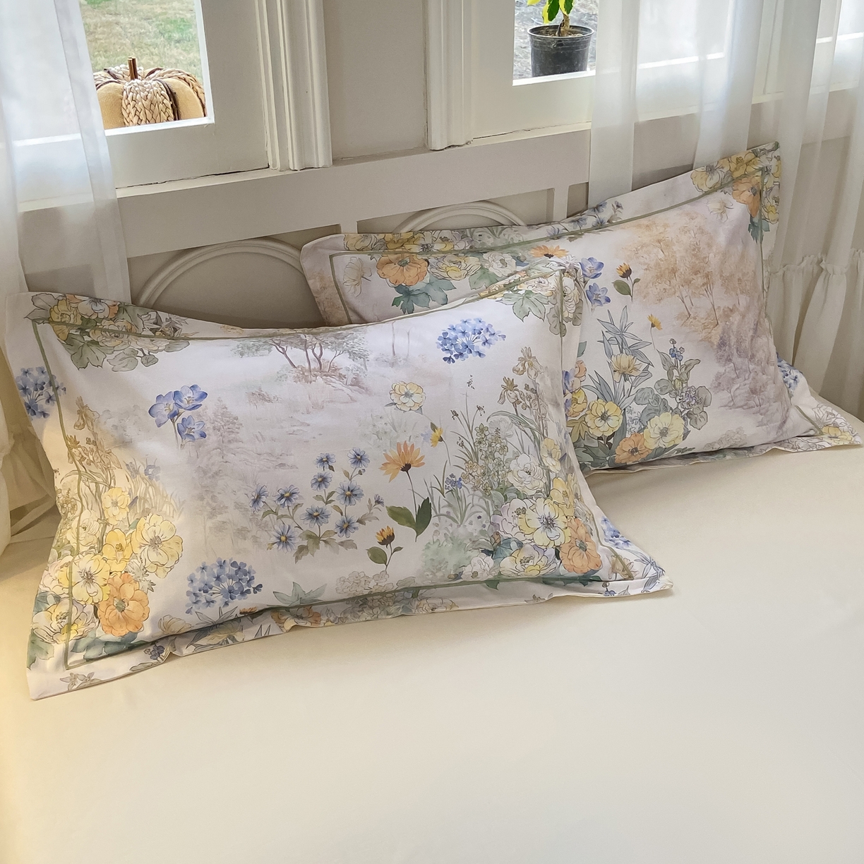 91家纺网 家纺一手货源 找家纺 XIWEN-希文家纺 2026新款40支全棉纯棉13376数码印花四件套-第一批 莉雅