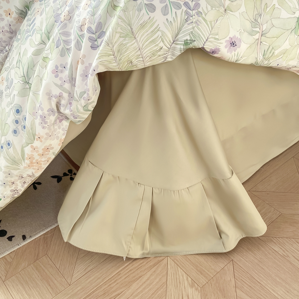 91家纺网 家纺一手货源 找家纺 XIWEN-希文家纺 2026新款40支全棉纯棉13376数码印花四件套-第一批 绮花瑶