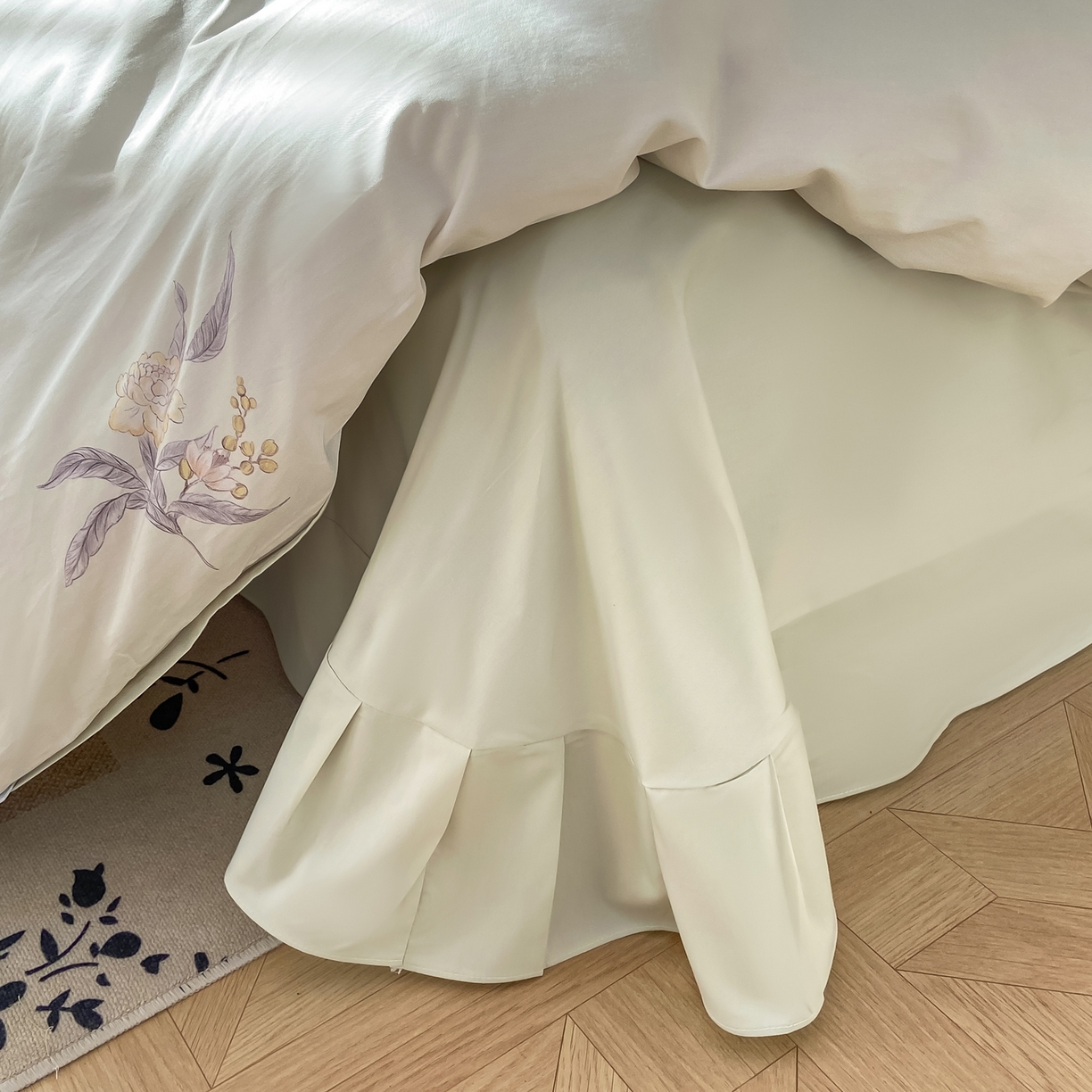 91家纺网 家纺一手货源 找家纺 XIWEN-希文家纺 2026新款40支全棉纯棉13376数码印花四件套-第一批 小时光