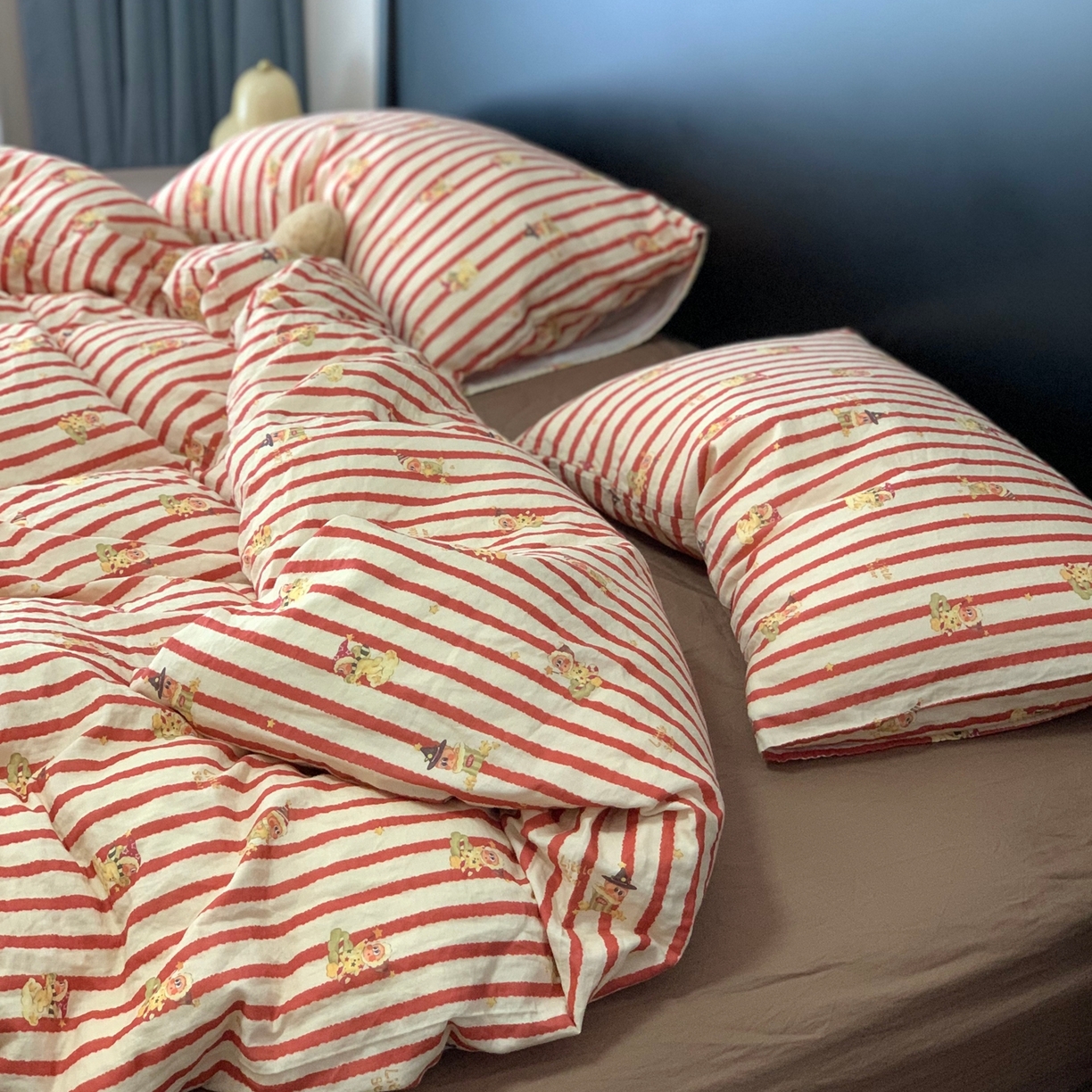 源启生活 2025新款A类全棉双层纱四件套 星星日记