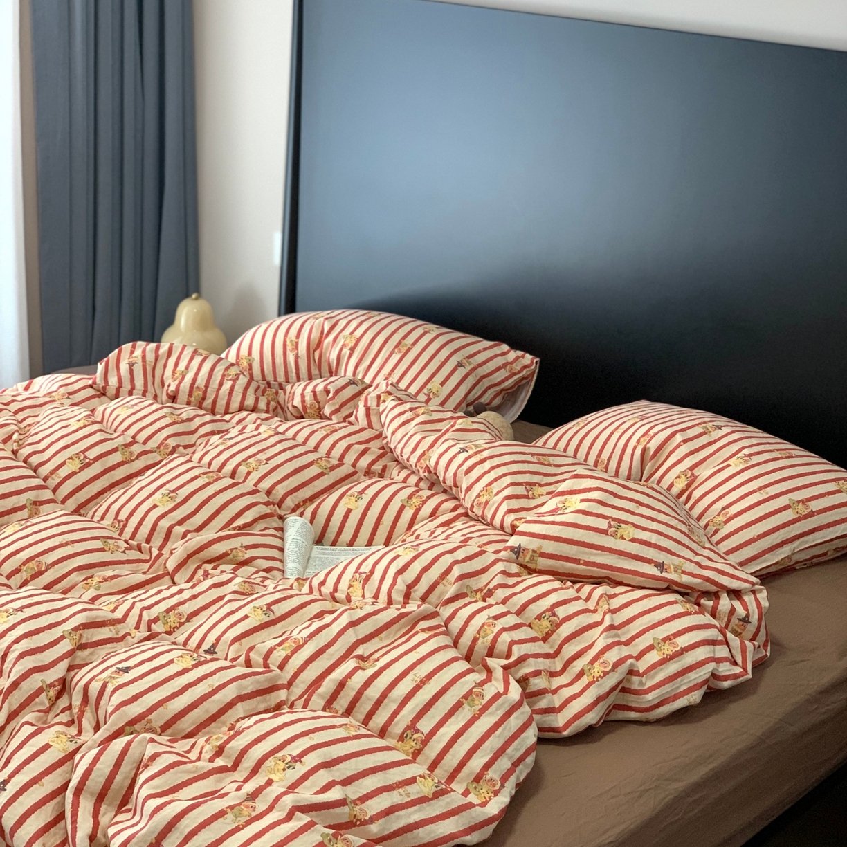 91家纺网 家纺一手货源 找家纺 源启生活 2025新款A类全棉双层纱四件套 星星日记