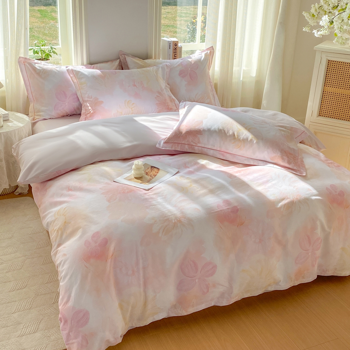 91家纺网 家纺一手货源 找家纺 （总）XIWEN-希文家纺 2026新款40支全棉13376数码印花四件套-第二批