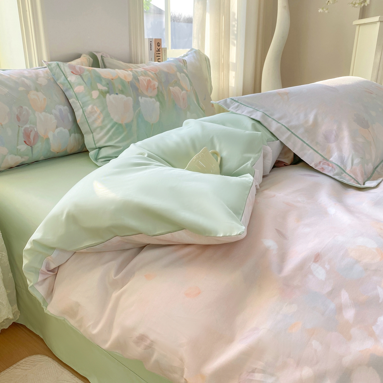 91家纺网 家纺一手货源 找家纺 （总）XIWEN-希文家纺 2026新款40支全棉13376数码印花四件套-第二批