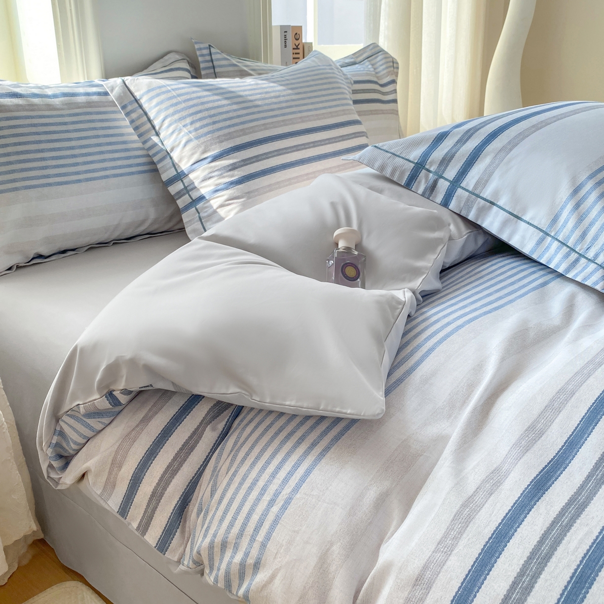 XIWEN-希文家纺 2026新款40支全棉13376数码印花四件套-第二批 海滨夏日