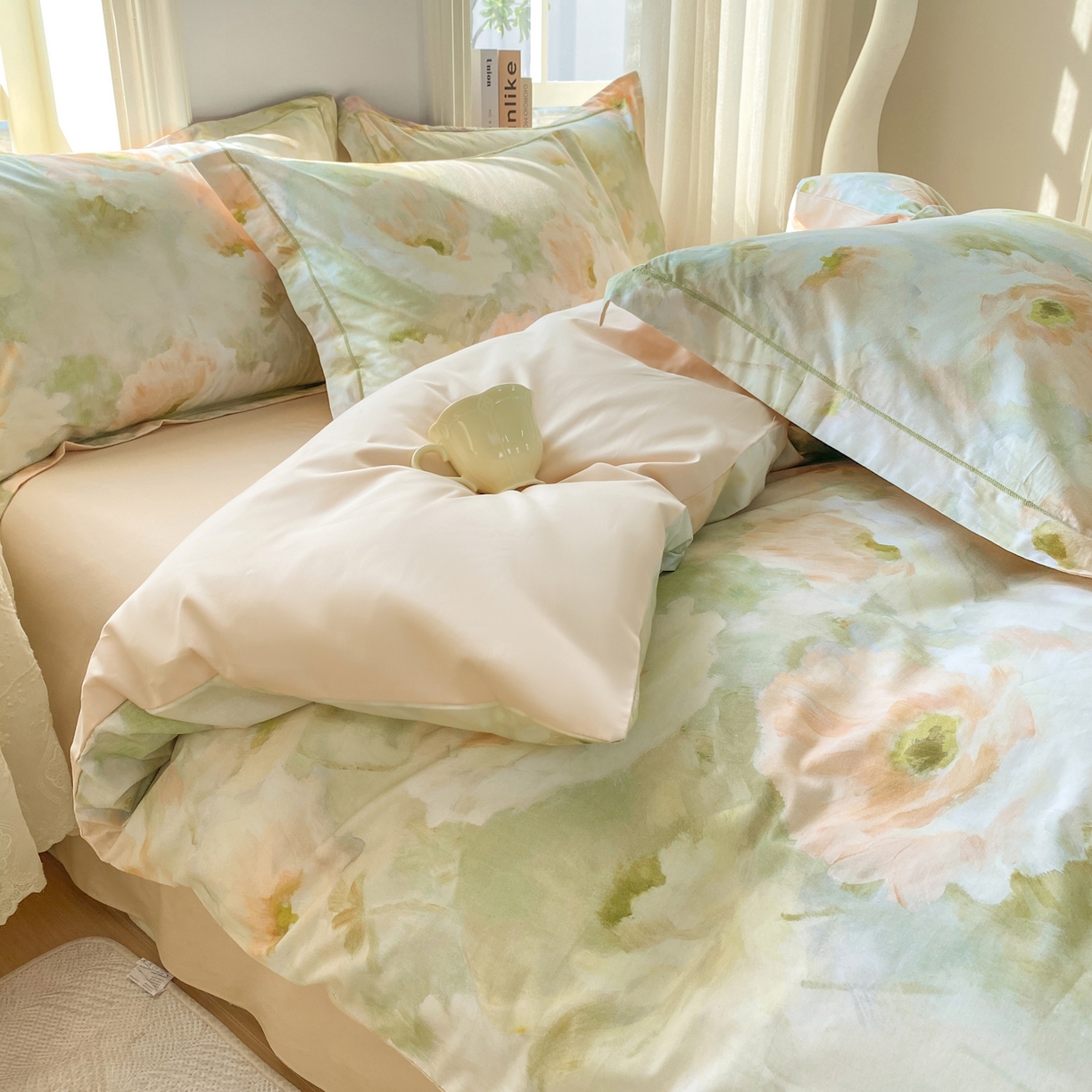 XIWEN-希文家纺 2026新款40支全棉13376数码印花四件套-第二批 花田