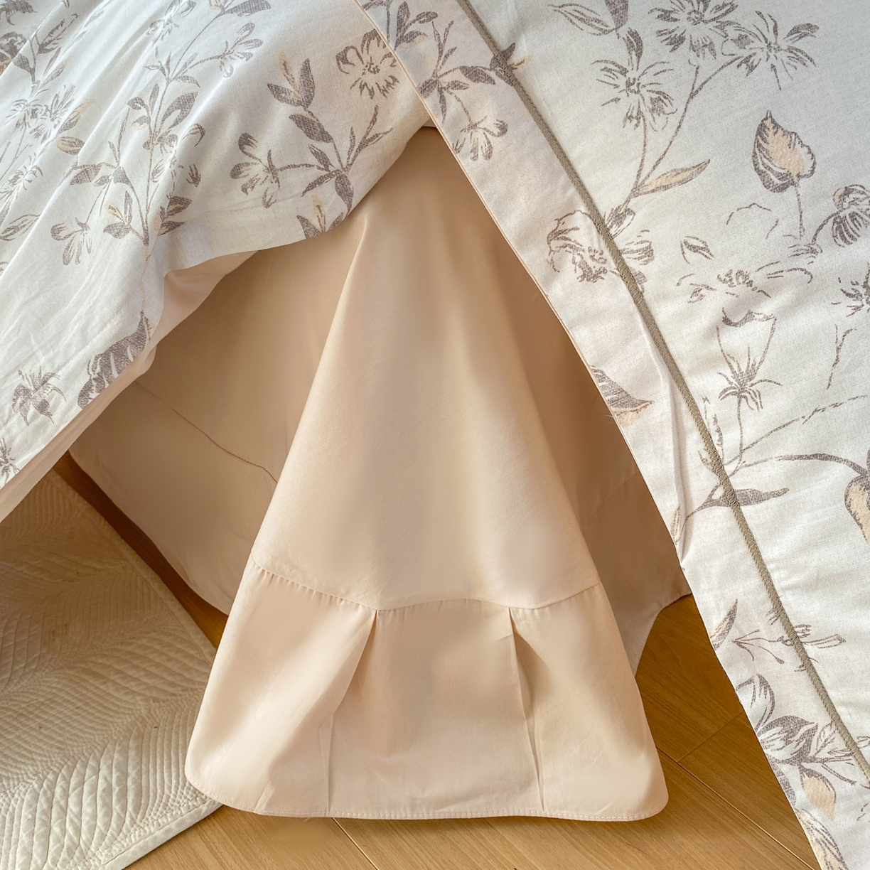 91家纺网 家纺一手货源 找家纺 XIWEN-希文家纺 2026新款40支全棉13376数码印花四件套-第二批 花枝笑语