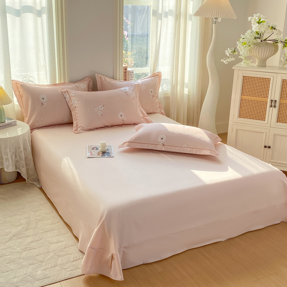 91家纺网 家纺一手货源 找家纺 XIWEN-希文家纺 2026新款40支全棉13376数码印花四件套-第二批 南意