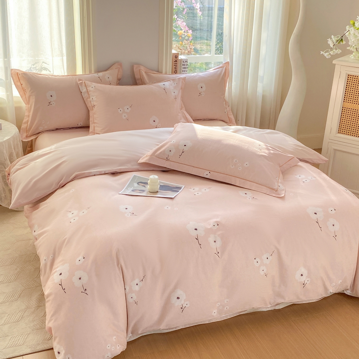 91家纺网 家纺一手货源 找家纺 XIWEN-希文家纺 2026新款40支全棉13376数码印花四件套-第二批 南意