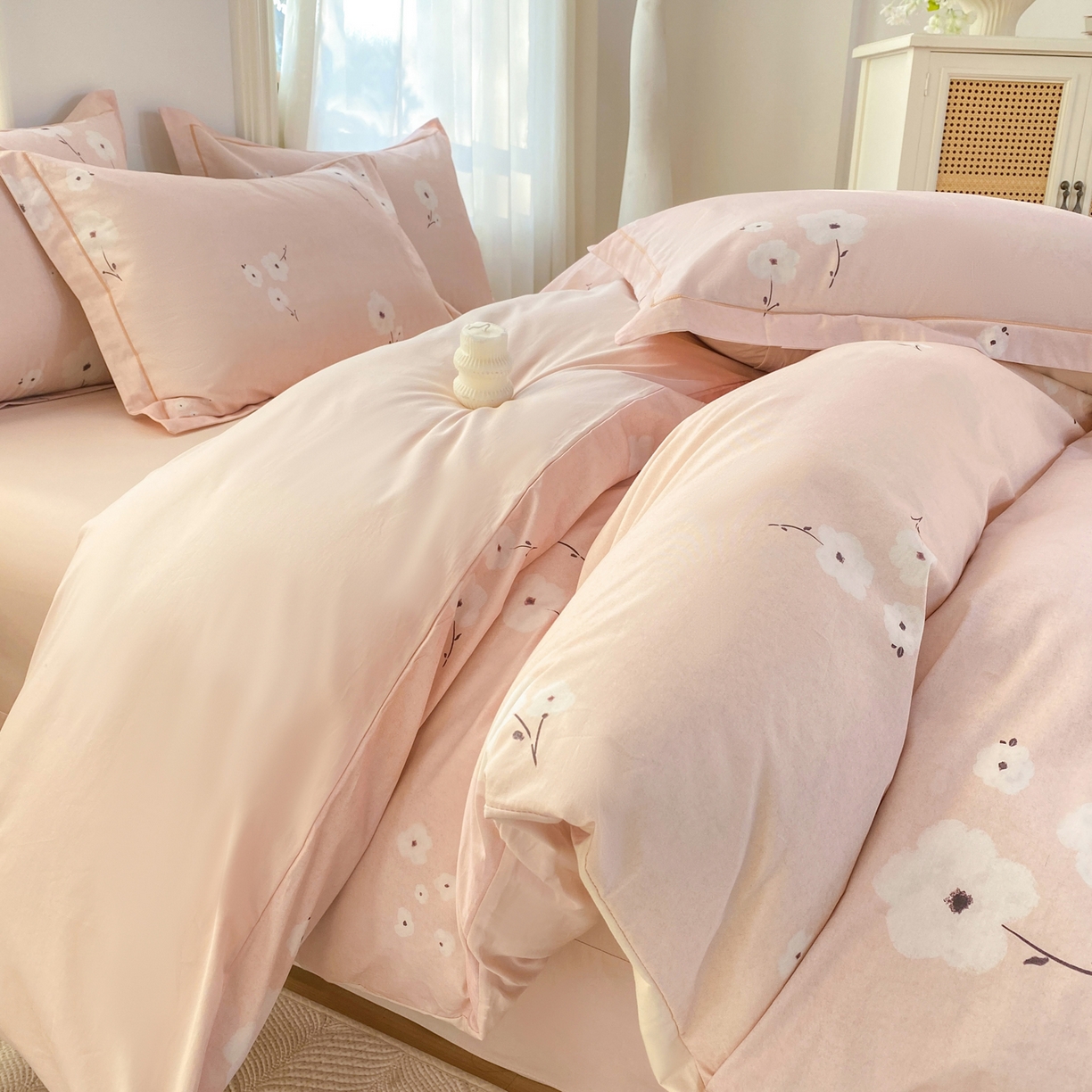 91家纺网 家纺一手货源 找家纺 XIWEN-希文家纺 2026新款40支全棉13376数码印花四件套-第二批 南意