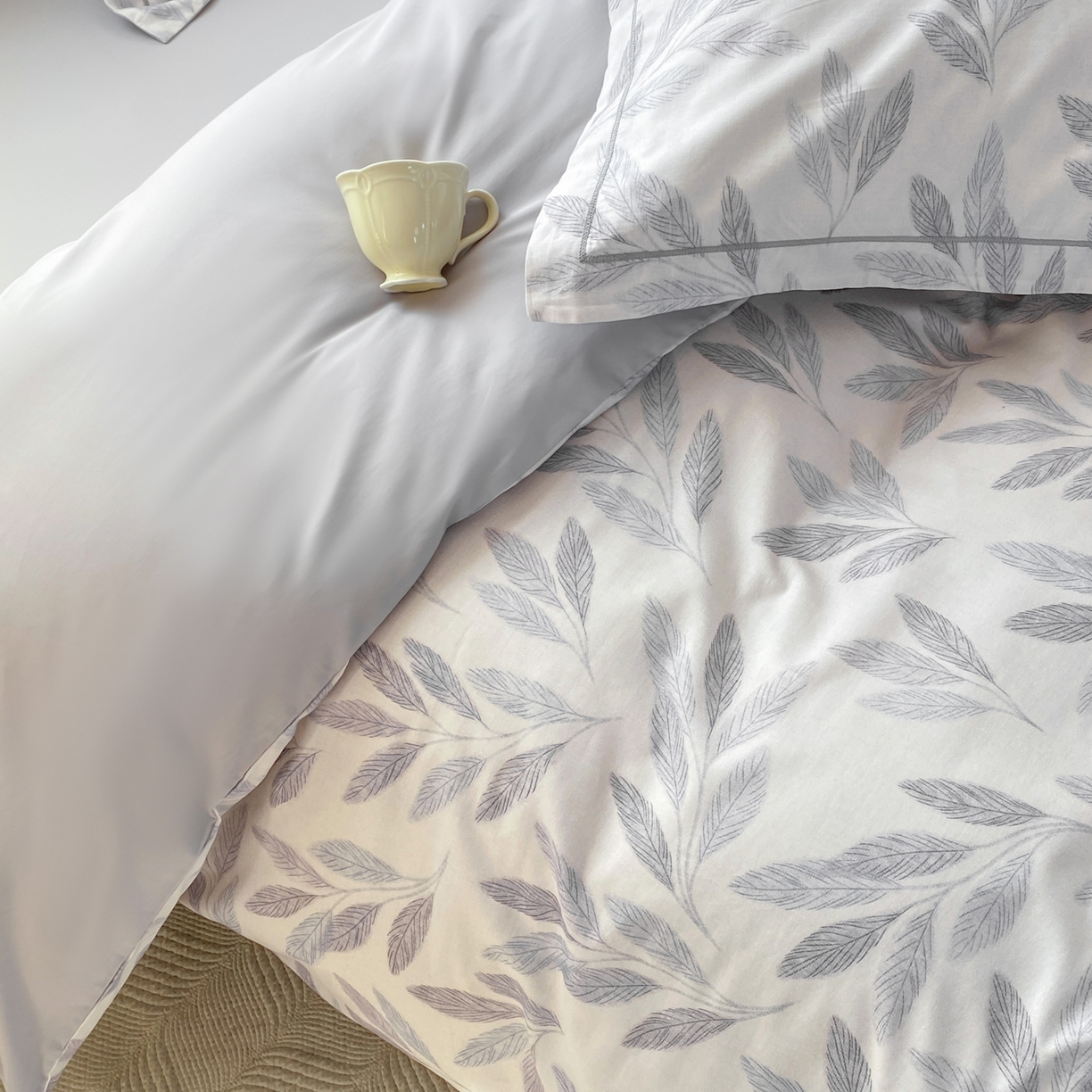 91家纺网 家纺一手货源 找家纺 XIWEN-希文家纺 2026新款40支全棉13376数码印花四件套-第二批 秋野