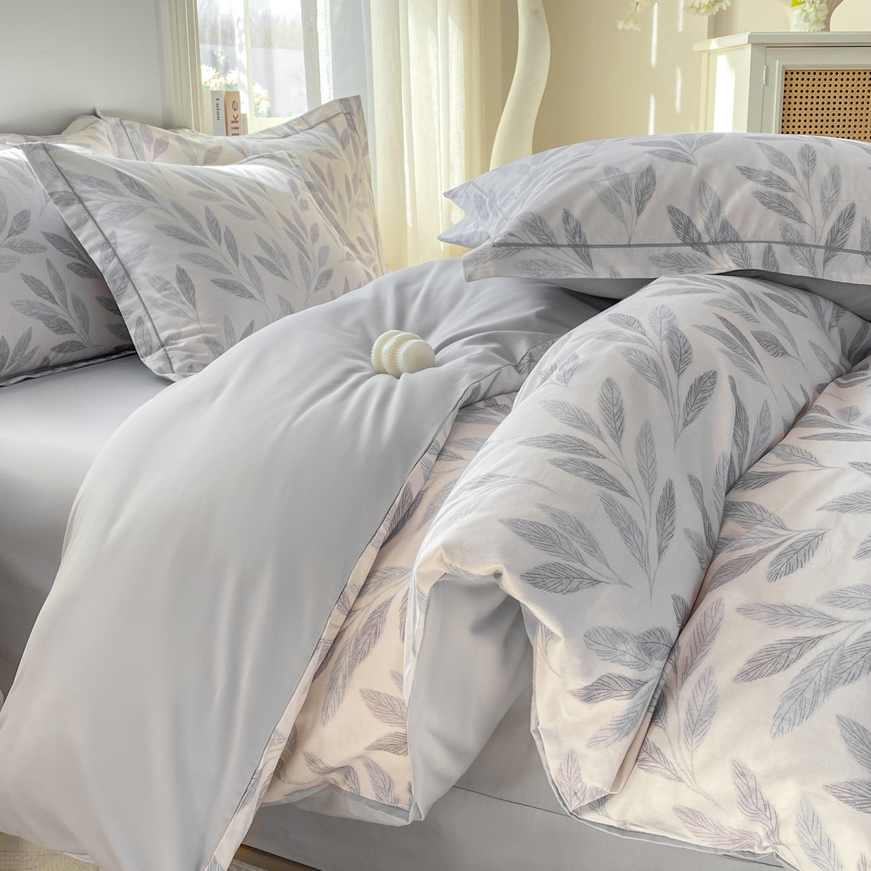 91家纺网 家纺一手货源 找家纺 XIWEN-希文家纺 2026新款40支全棉13376数码印花四件套-第二批 秋野