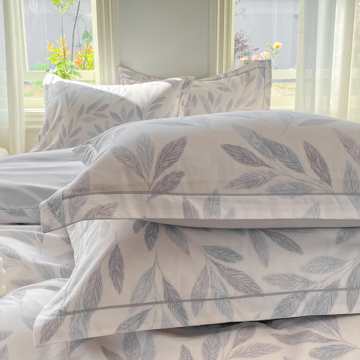 91家纺网 家纺一手货源 找家纺 XIWEN-希文家纺 2026新款40支全棉13376数码印花四件套-第二批 秋野