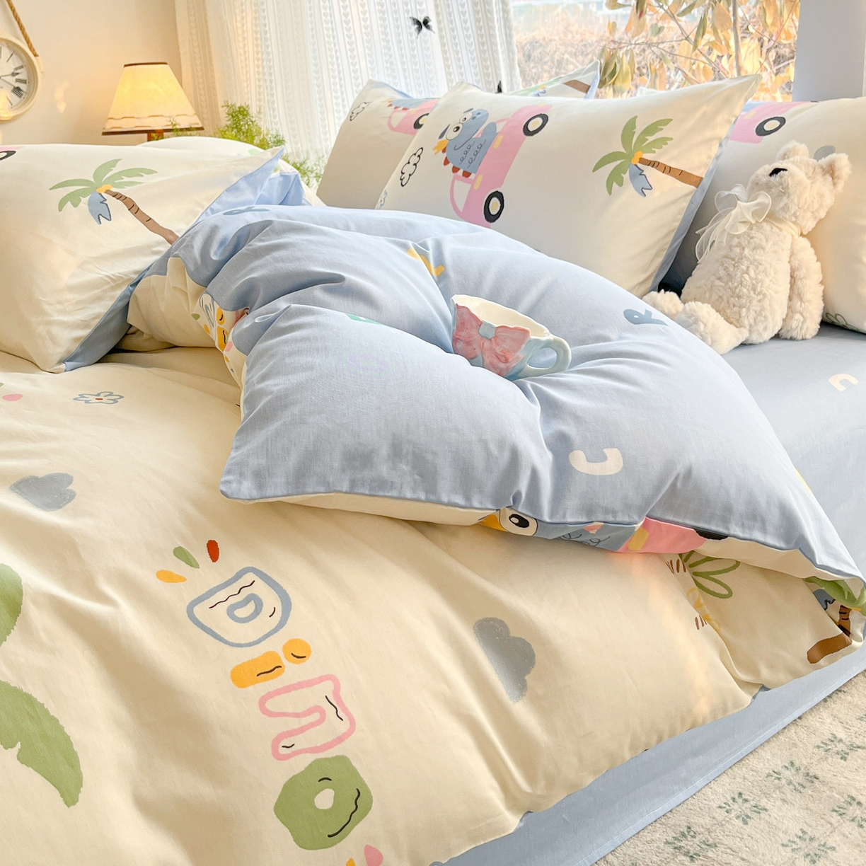 91家纺网 家纺一手货源 找家纺 （总）吉象家纺 2026春夏新款全棉印花四件套第二批