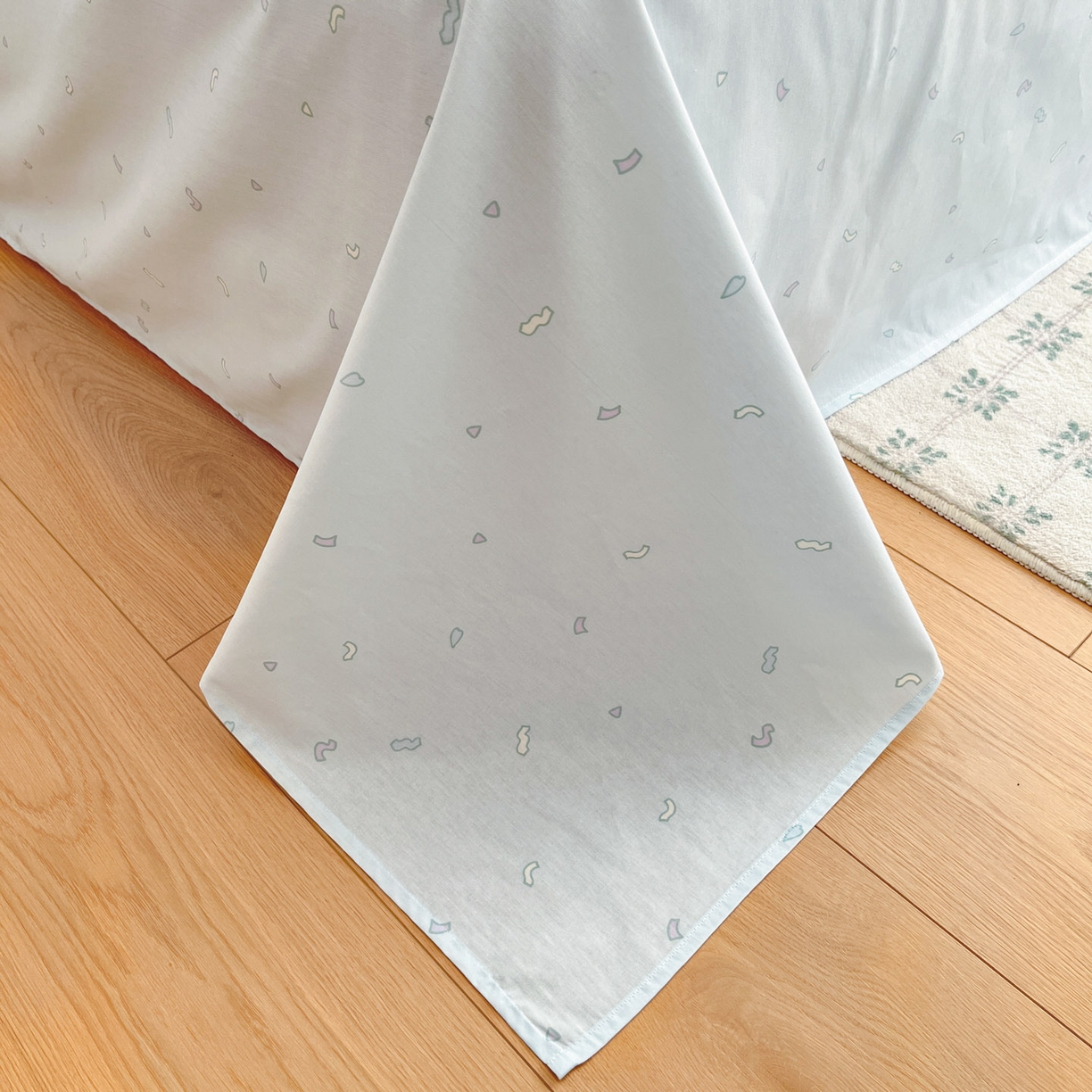 91家纺网 家纺一手货源 找家纺 吉象家纺 2026春夏新款全棉印花四件套第二批 小猫钓鱼