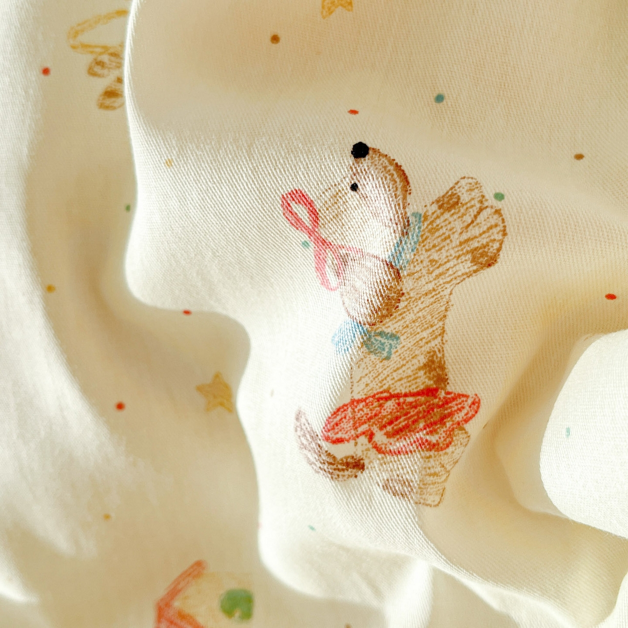 91家纺网 家纺一手货源 找家纺 吉象家纺 2026春夏新款全棉印花四件套第二批 彩绘汪汪