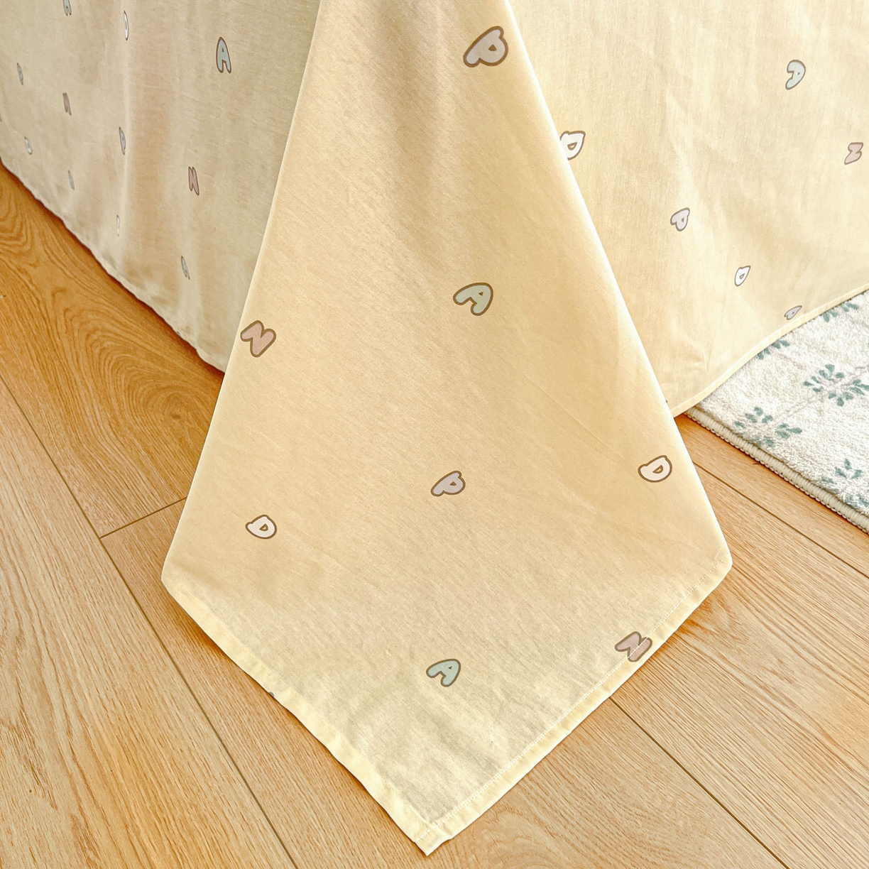 91家纺网 家纺一手货源 找家纺 吉象家纺 2026春夏新款全棉印花四件套第二批 喵小姐的家