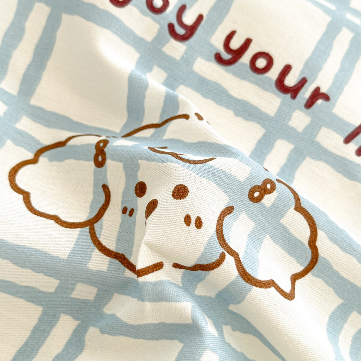 91家纺网 家纺一手货源 找家纺 吉象家纺 2026春夏新款全棉印花四件套第二批 嗨皮熊