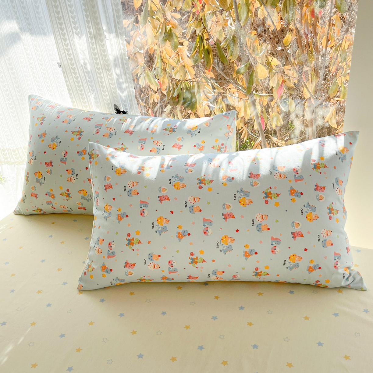 91家纺网 家纺一手货源 找家纺 吉象家纺 2026春夏新款全棉印花四件套第二批 恐龙派对