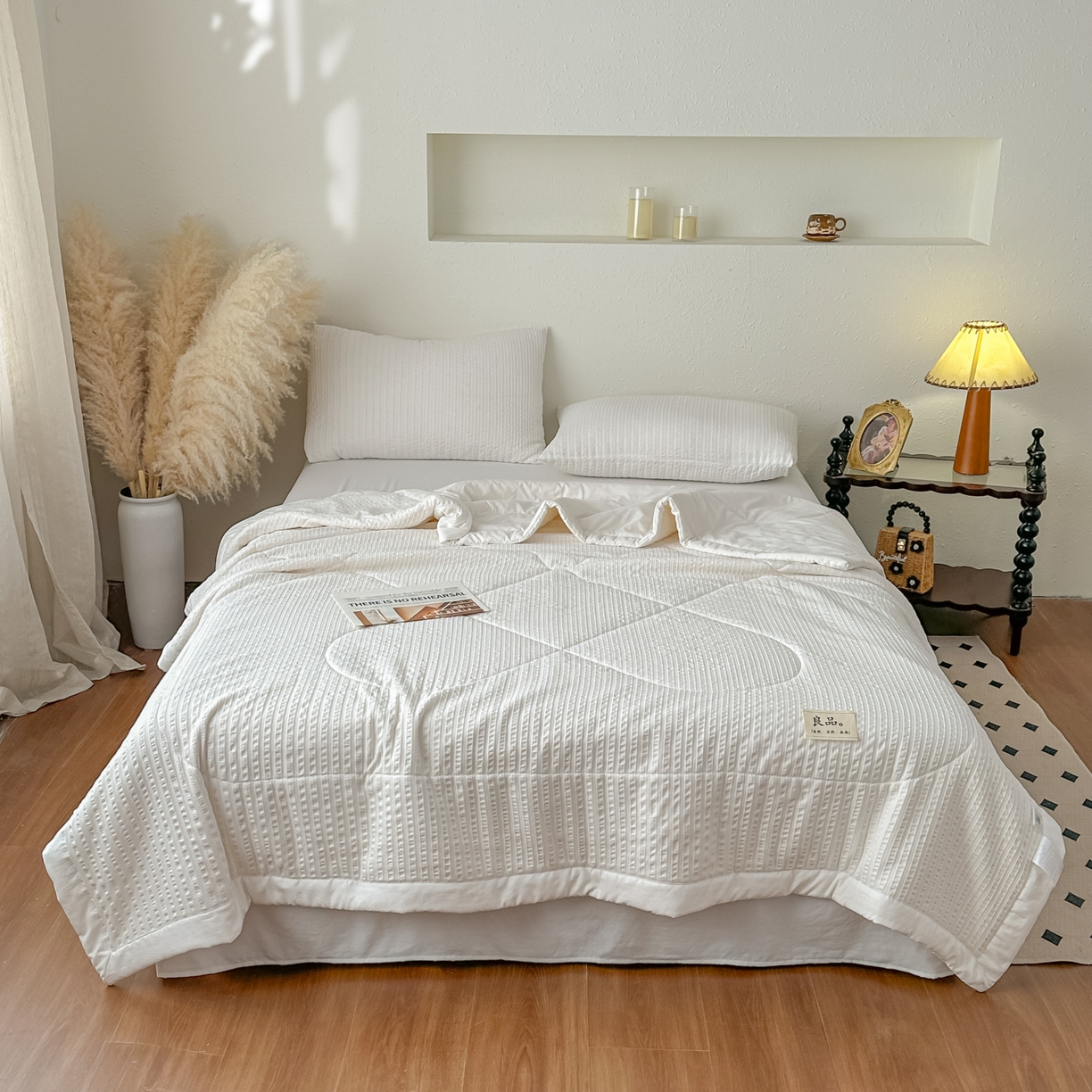 91家纺网 家纺一手货源 找家纺 （总）尊妙被业 2026新款彩条色织棉花被被子被芯