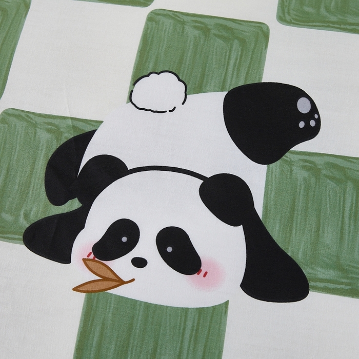 91家纺网 家纺一手货源 找家纺 翎盈家纺 2026新款卡通小清新全棉纯棉枕套成人学生儿童枕头套 安逸胖达