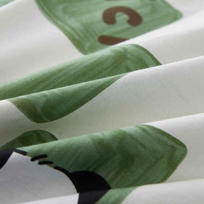 91家纺网 家纺一手货源 找家纺 翎盈家纺 2026新款卡通小清新全棉纯棉枕套成人学生儿童枕头套 安逸胖达