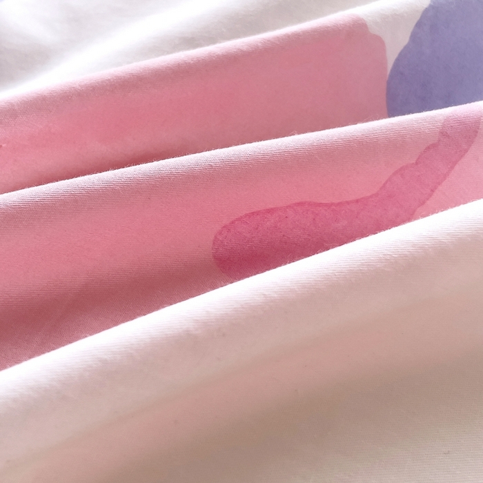 91家纺网 家纺一手货源 找家纺 翎盈家纺 2026新款卡通小清新全棉纯棉枕套成人学生儿童枕头套 白桃公主