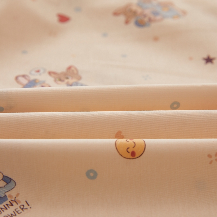 91家纺网 家纺一手货源 找家纺 翎盈家纺 2026新款卡通小清新全棉纯棉枕套成人学生儿童枕头套 疯狂世界