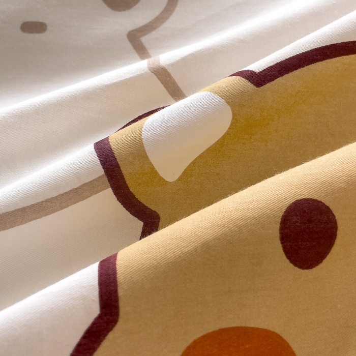 91家纺网 家纺一手货源 找家纺 翎盈家纺 2026新款卡通小清新全棉纯棉枕套成人学生儿童枕头套 欢乐萌熊