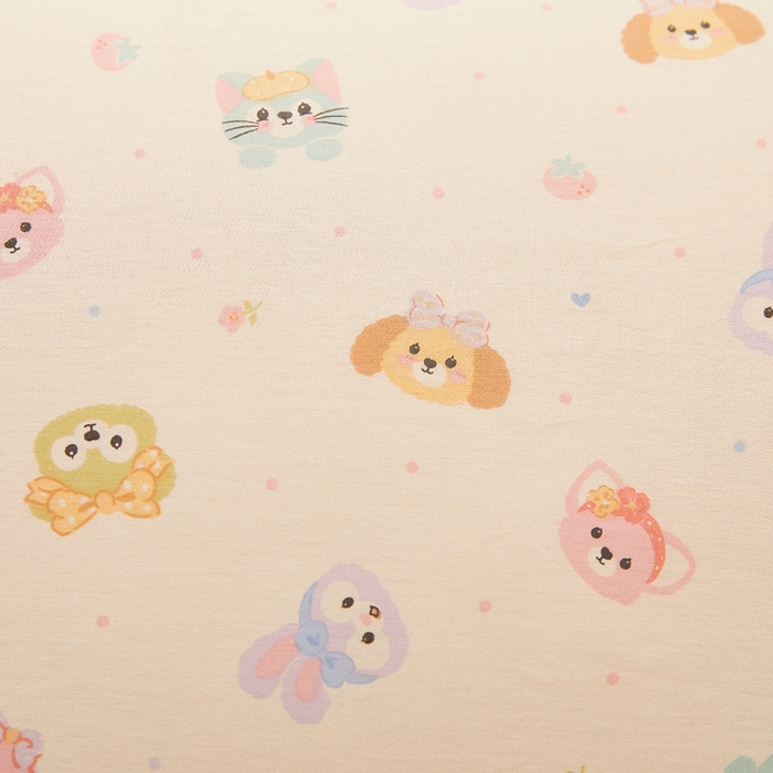 91家纺网 家纺一手货源 找家纺 翎盈家纺 2026新款卡通小清新全棉纯棉枕套成人学生儿童枕头套 玛卡世界-米