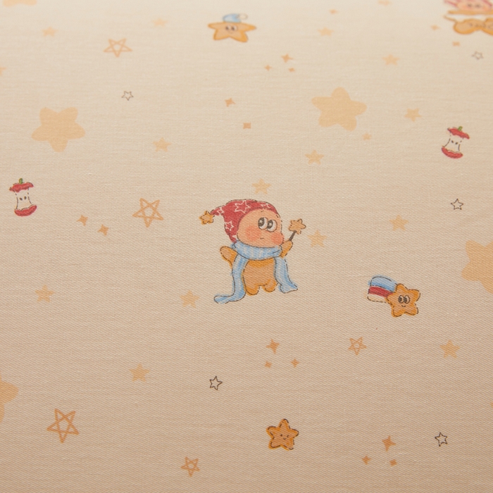 91家纺网 家纺一手货源 找家纺 翎盈家纺 2026新款卡通小清新全棉纯棉枕套成人学生儿童枕头套 梦幻星星