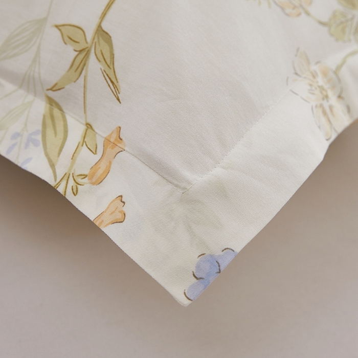 91家纺网 家纺一手货源 找家纺 翎盈家纺 2026新款卡通小清新全棉纯棉枕套成人学生儿童枕头套 沁园春