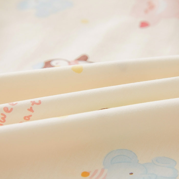 91家纺网 家纺一手货源 找家纺 翎盈家纺 2026新款卡通小清新全棉纯棉枕套成人学生儿童枕头套 甜蜜乐园