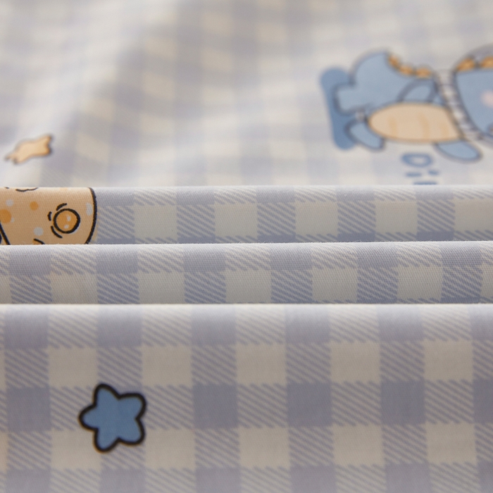 91家纺网 家纺一手货源 找家纺 翎盈家纺 2026新款卡通小清新全棉纯棉枕套成人学生儿童枕头套 星际告白