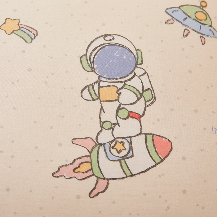 91家纺网 家纺一手货源 找家纺 翎盈家纺 2026新款卡通小清新全棉纯棉枕套成人学生儿童枕头套 星际仔仔