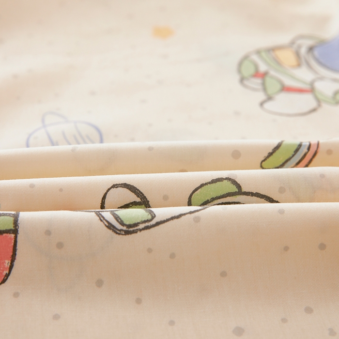 91家纺网 家纺一手货源 找家纺 翎盈家纺 2026新款卡通小清新全棉纯棉枕套成人学生儿童枕头套 星际仔仔