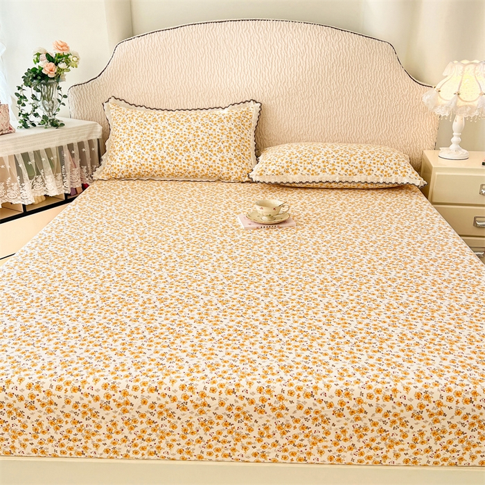 91家纺网 家纺一手货源 找家纺 （总）梦舒羽 2026新款A类云朵棉亲肤四季款床笠席梦思床罩全包床单三件套