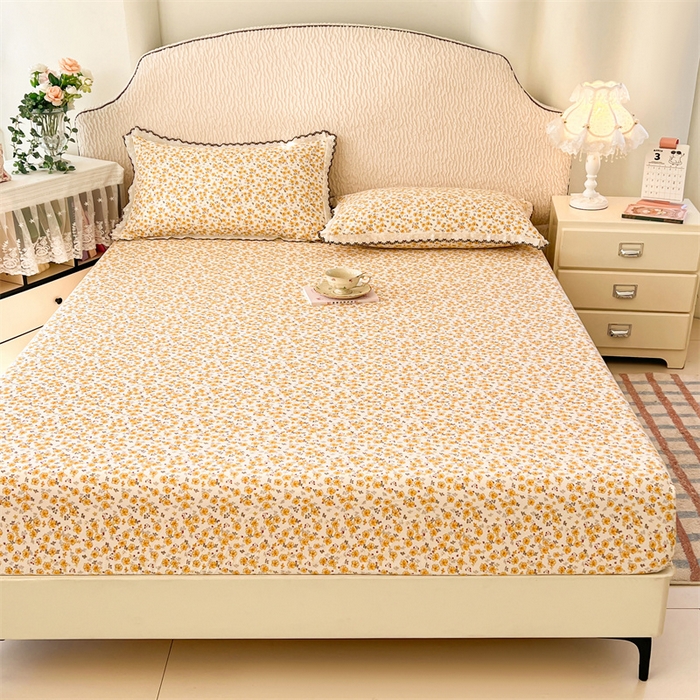 91家纺网 家纺一手货源 找家纺 （总）梦舒羽 2026新款A类云朵棉亲肤四季款床笠席梦思床罩全包床单三件套