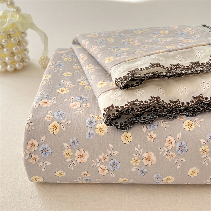 91家纺网 家纺一手货源 找家纺 （总）梦舒羽 2026新款A类云朵棉床单亲肤四季款席梦思床罩全包床单三件套