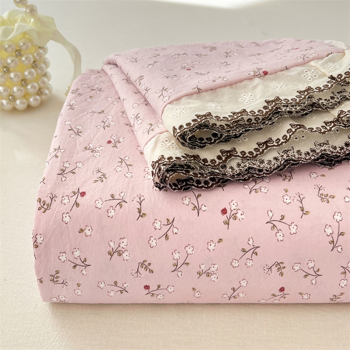 91家纺网 家纺一手货源 找家纺 （总）梦舒羽 2026新款A类云朵棉床单亲肤四季款席梦思床罩全包床单三件套