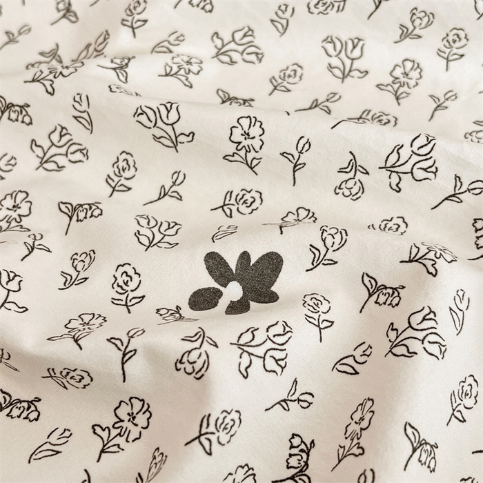 91家纺网 家纺一手货源 找家纺 梦舒羽 2026新款A类云朵棉床单亲肤四季款席梦思床罩全包床单三件套 花无意