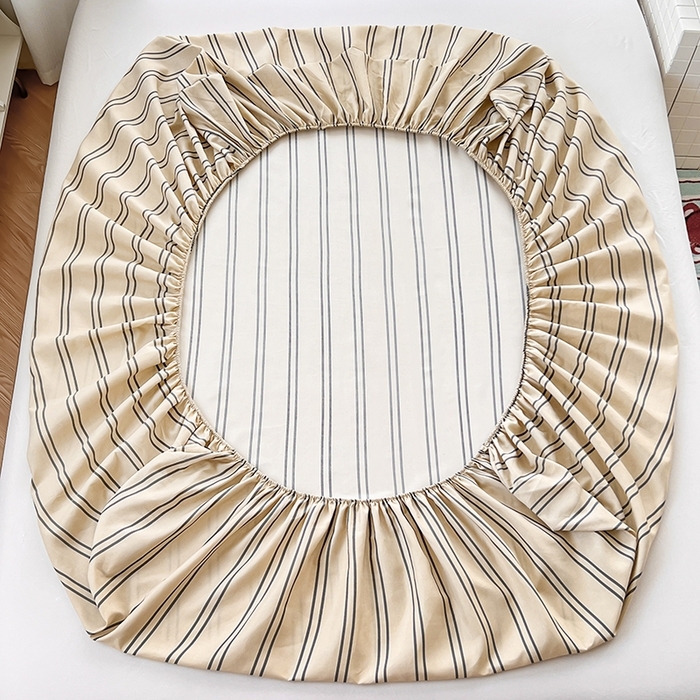 91家纺网 家纺一手货源 找家纺 （总）赫然家纺 2026新款亲肤舒适活性印染水洗棉床笠系列-单床笠