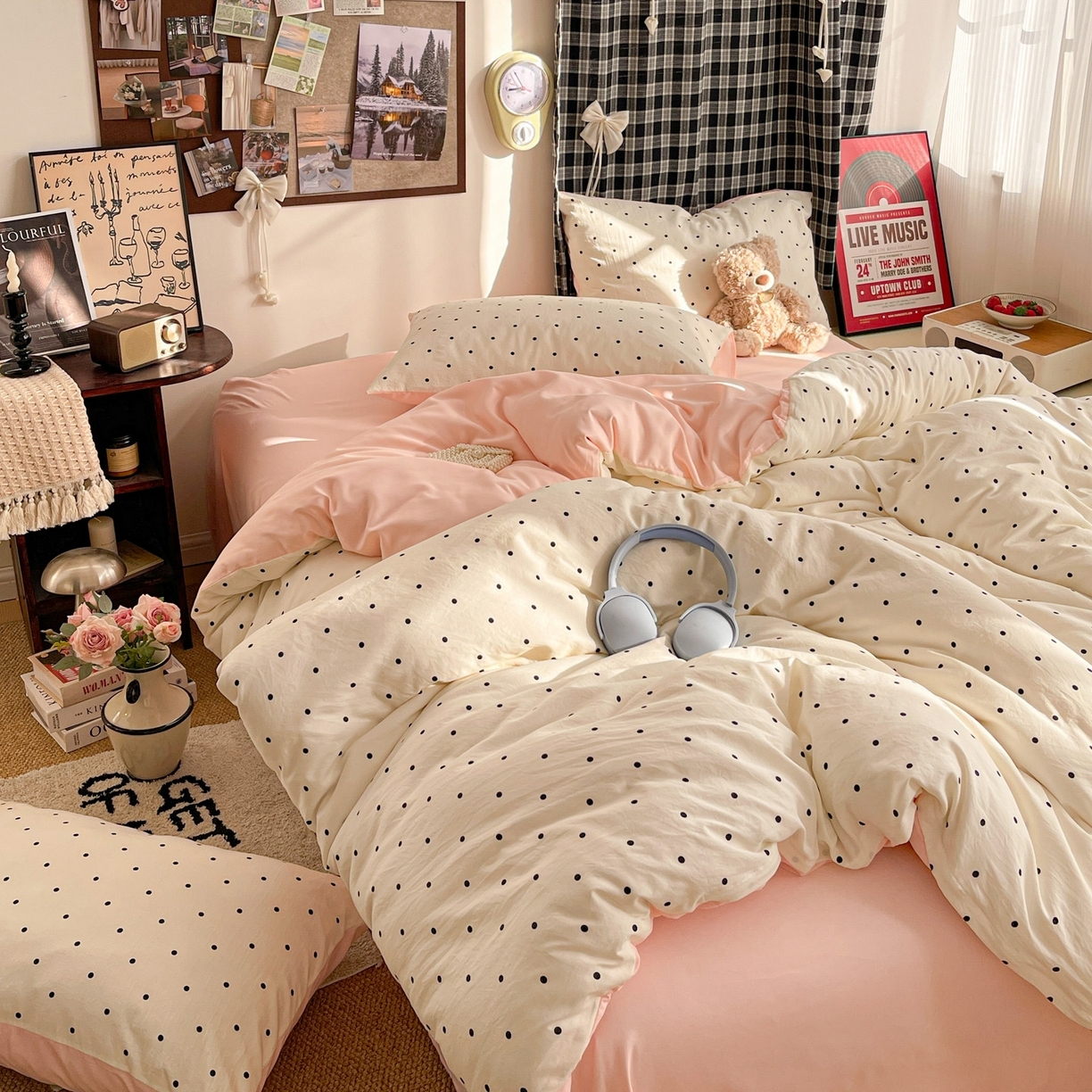 91家纺网 家纺一手货源 找家纺 (总) 赫然 2026新款水洗双层纱四件套