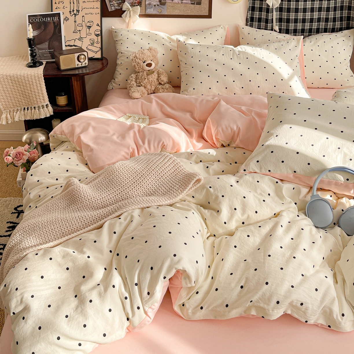 91家纺网 家纺一手货源 找家纺 (总) 赫然 2026新款水洗双层纱四件套