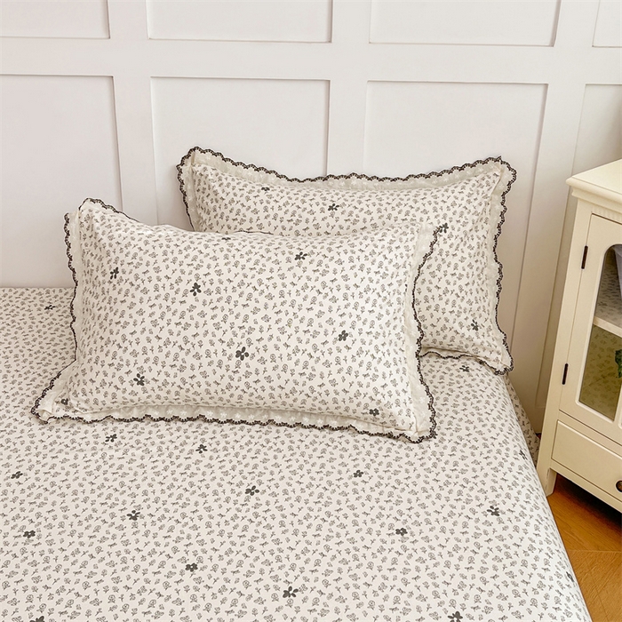 91家纺网 家纺一手货源 找家纺 （总）梦舒羽 2026新款A类云朵棉蕾丝花边枕套宿舍单人单只一只装枕芯