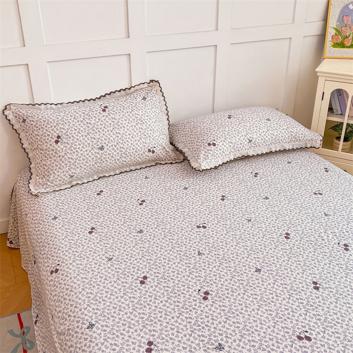 91家纺网 家纺一手货源 找家纺 梦舒羽 2026新款A类云朵棉蕾丝花边枕套宿舍单人单只一只装枕芯 蝴蝶梦境（单层蕾丝花边）